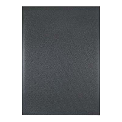 Guardian Platinum Series Indoor Wiper Floor Mat, Rubber with Nylon Carpet,  4'x6', Grey