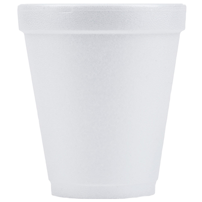 Dart 12J12 12 oz. Small White J Style Foam Cup, 1000/Case