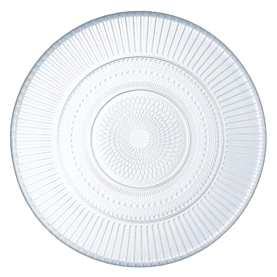 Cardinal Glass Round Deep Salad Plate Clear 15 Oz 6 Pack Quipply