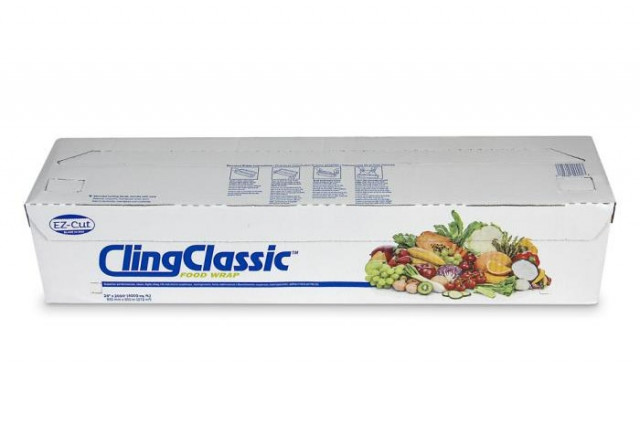 Berry Plastics Cling Classic Cutter Box PVC Food Wrap 2000 ft x