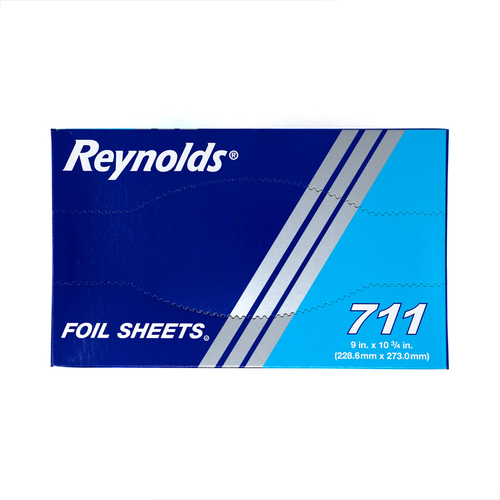 Reynolds 711 Wrap/Pop Up Foil Sheets, Aluminum, 10.75” x 9