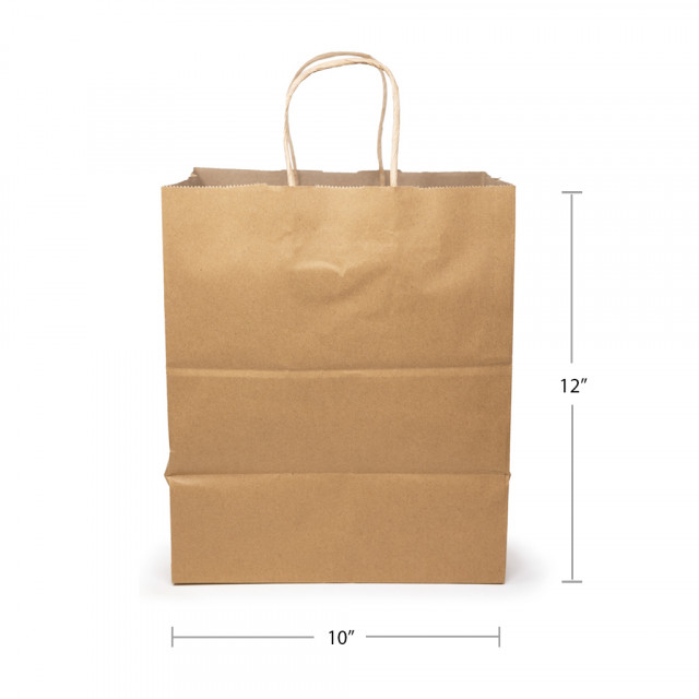 Bag Tek White Paper Bag - 6 lb - 6 x 3 1/2 x 10 3/4 - 100 count box