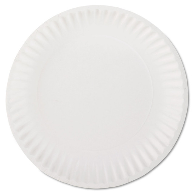 Bulk 9 In. Silver Paper Plates - 1000 Ct.