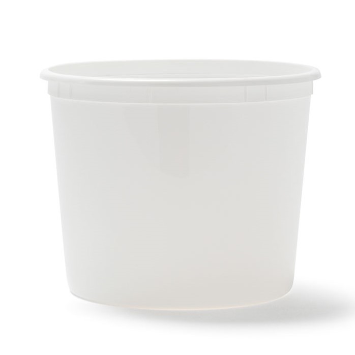 Berry Plastics Venture Round Deli Tub White,