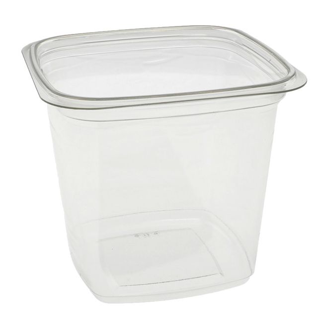 Pactiv PWP PET Plastic Square Deli Container Clear, 24 oz ( 4.5