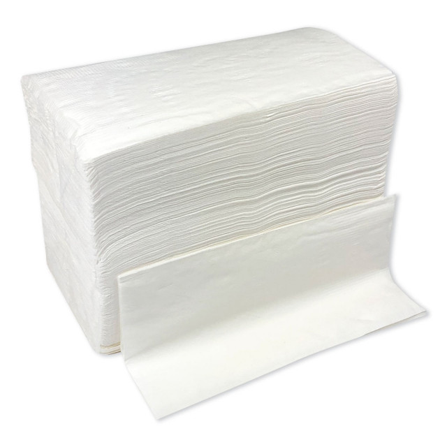 Marketpro 15 x 17 2 Ply White Dinner Napkin | 3000/Case