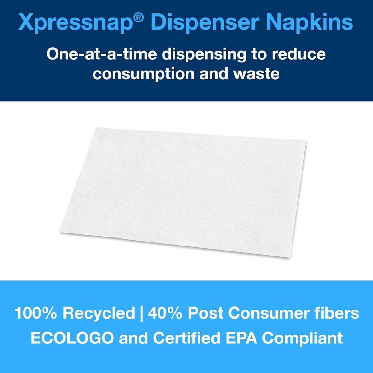 Tork DX900 Advanced Xpressnap Dispenser Napkin Refills, White | 12