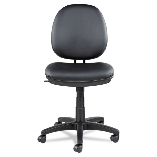 Alera Interval Series Swivel/Tilt Task Chair, Bonded Leather Seat/Back, Up to 275 lb, 18.11