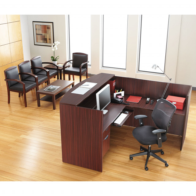 Alera Alera Valencia Series Reception Desk with Transaction