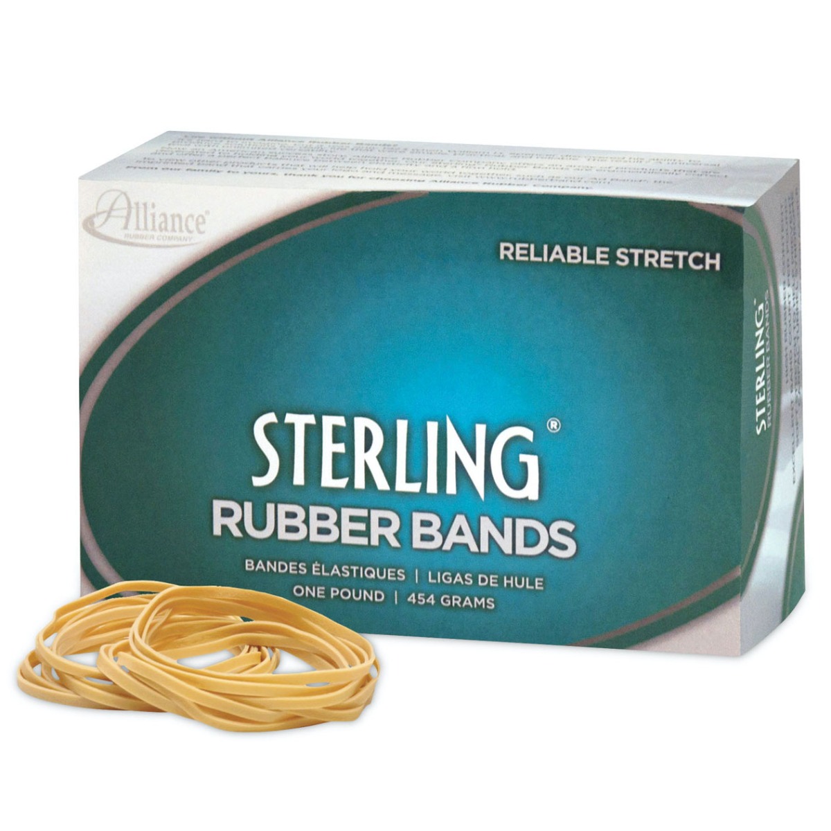 Alliance Rubber Company Sterling Rubber Bands 1lb 425 Case