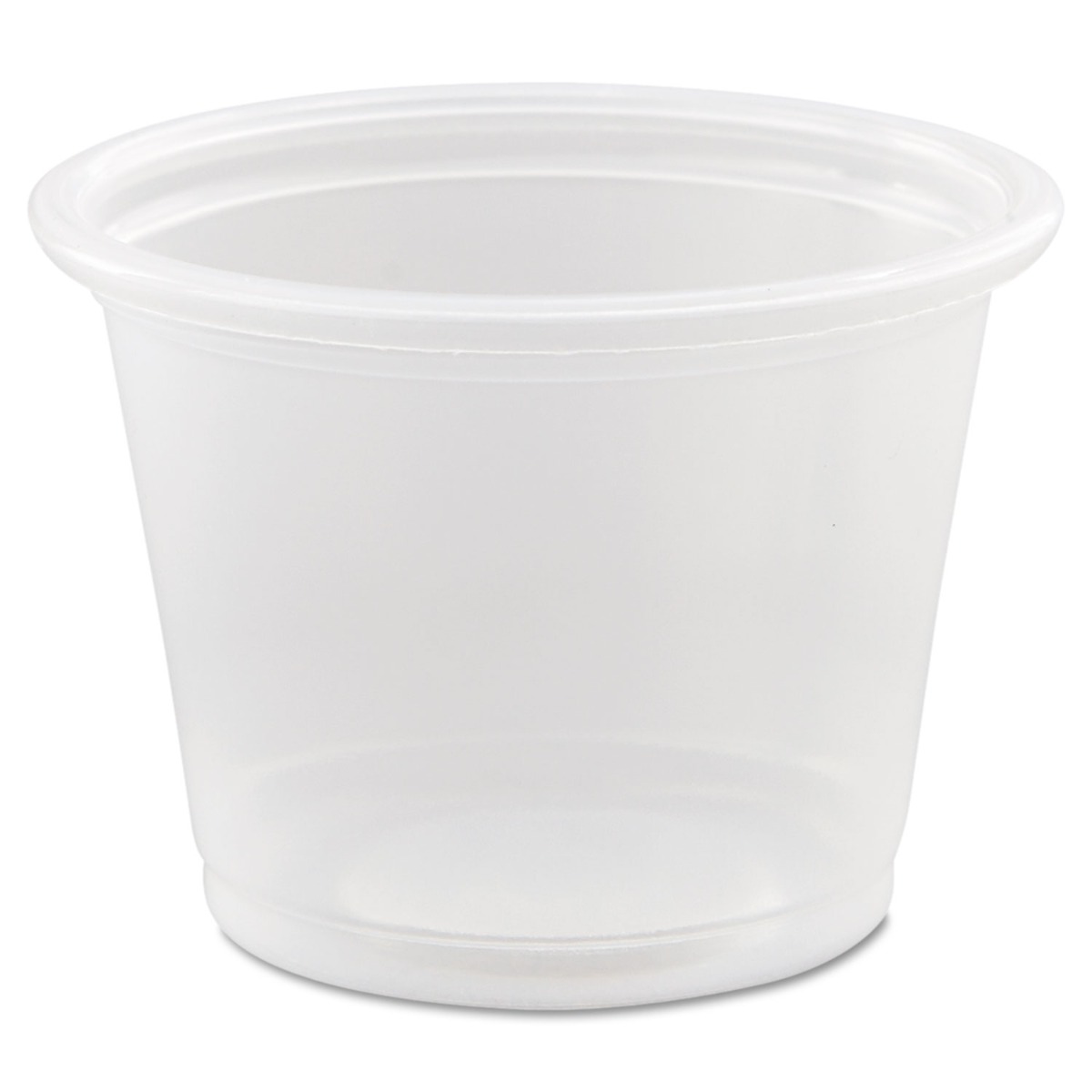 1 oz. Plastic Portion Cups (Clear) - 2500/Case