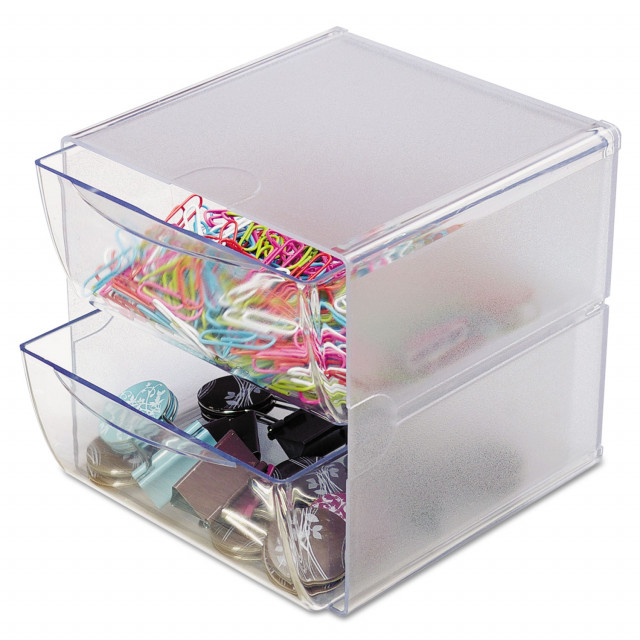 Rebrilliant 28 PCS Clear Plastic Drawer Organizers Set, 4-Size