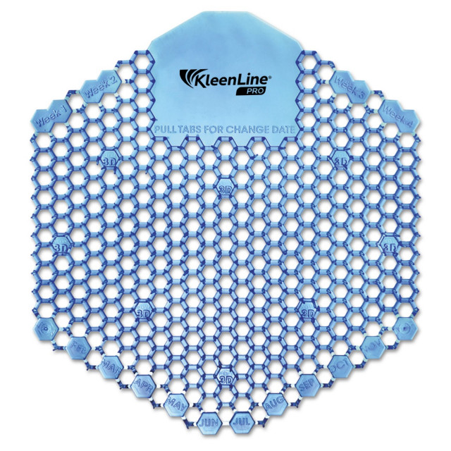 Wave 3D Urinal Deodorizer Screen, Cotton Blossom Scent, Blue, 10/Box Wave 3D Urinal Deodorizer Screen, Cotton Blossom Scent, Blue, 10/Box