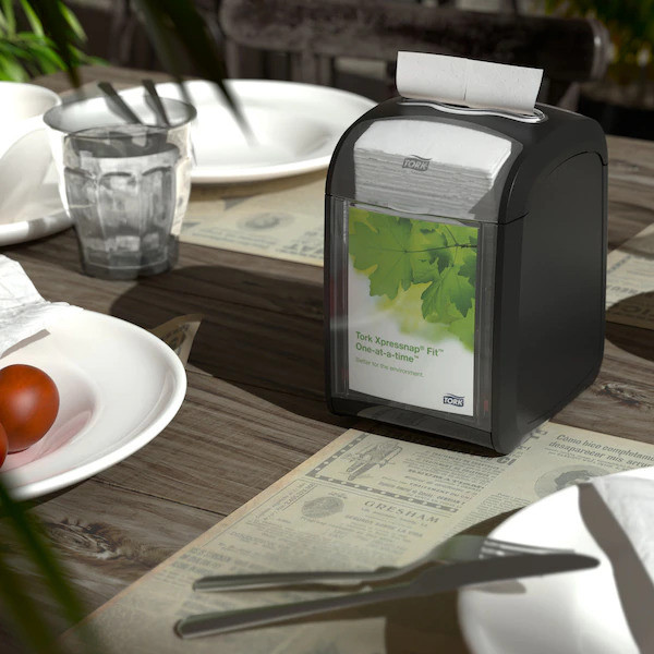 Tork Xpressnap Fit® Tabletop Napkin Dispenser | 1 Each | Quipply
