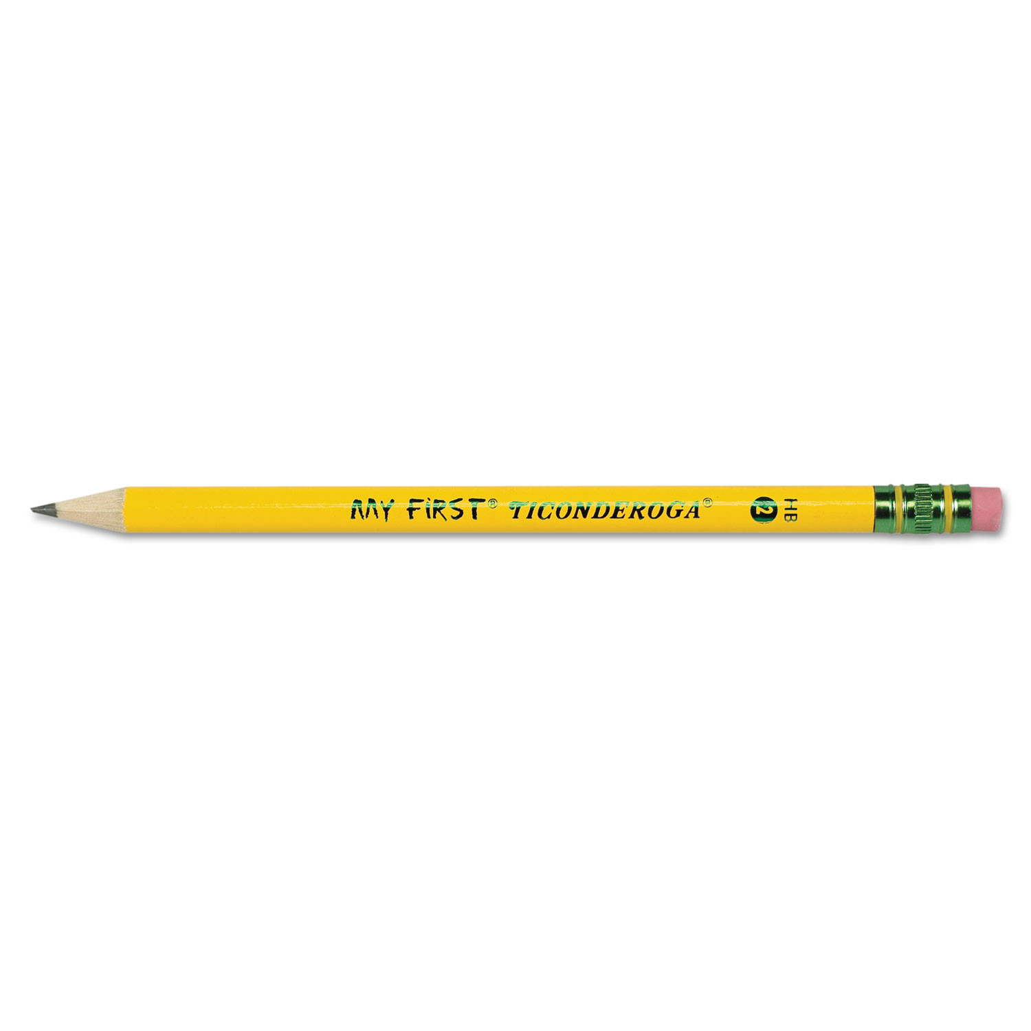 Ticonderoga Tri-Write Beginner No. 2 Pencils - #2 Pencil Grade - Yellow  Barrel - 36 / Box