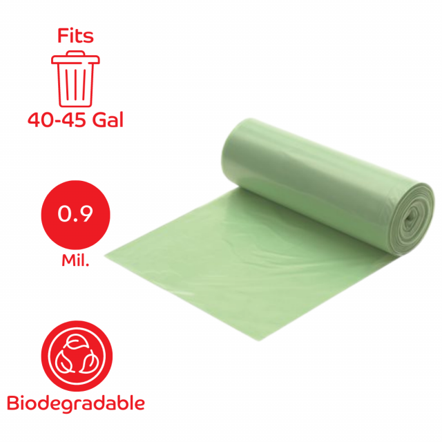 Berry Plastics Big City-D Coreless Roll Biodegradable Can Liner