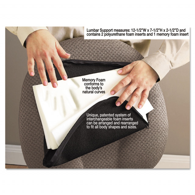 Master Caster® The ComfortMakers Deluxe Lumbar Support Cushion
