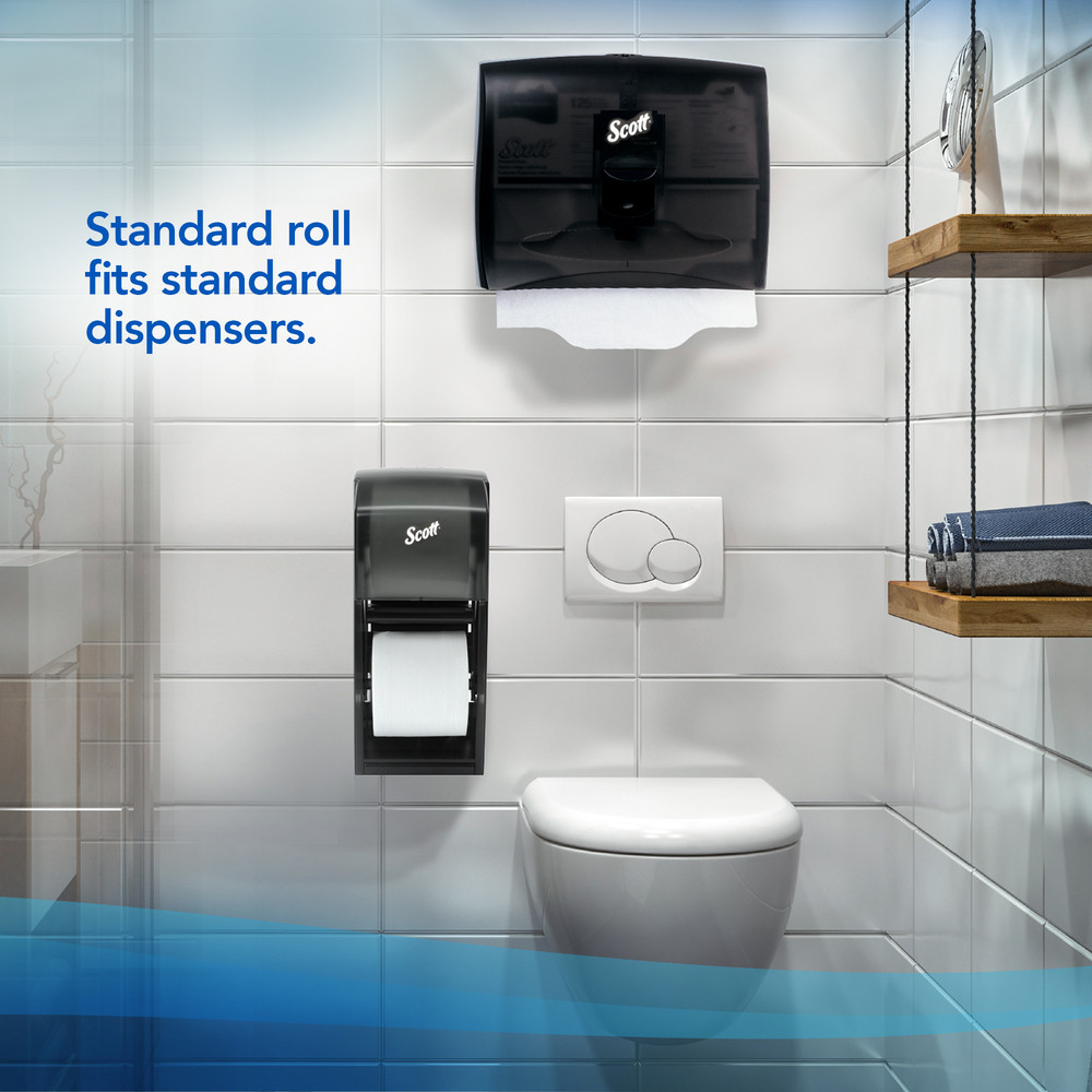 Scott Essential Standard Roll Toilet Paper, 04460, Core, 4.1 Scott Essential Standard Roll Toilet Paper, 04460, Core, 4.1