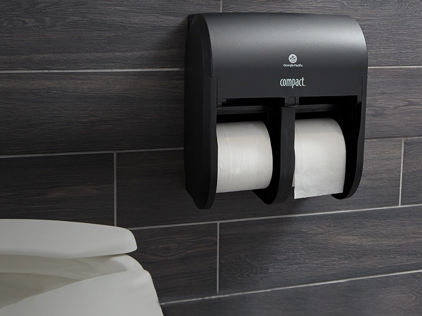 Georgia Pacific Compact® White Coreless 2 Ply Recycled Toilet
