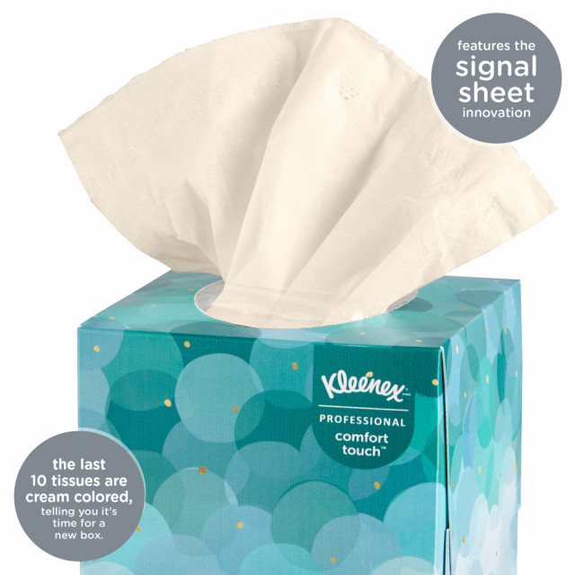 Kleenex Professional Facial Tissue, 21270, Upright Box, 8.3 x 7.8, 36 Box/Case