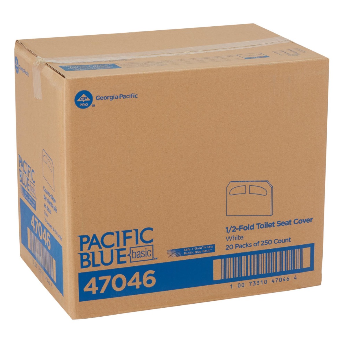 Pacific Blue Basic 1/2-Fold Toilet Seat Cover By Gp Pro (Georgia