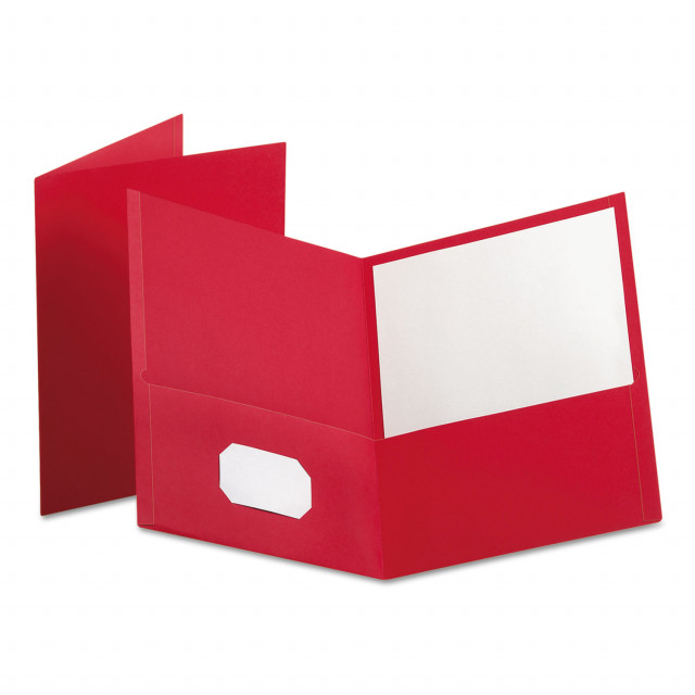 Oxford™ 8-Pocket Paper Folder, 8 1/2 x 11, Assorted Colors