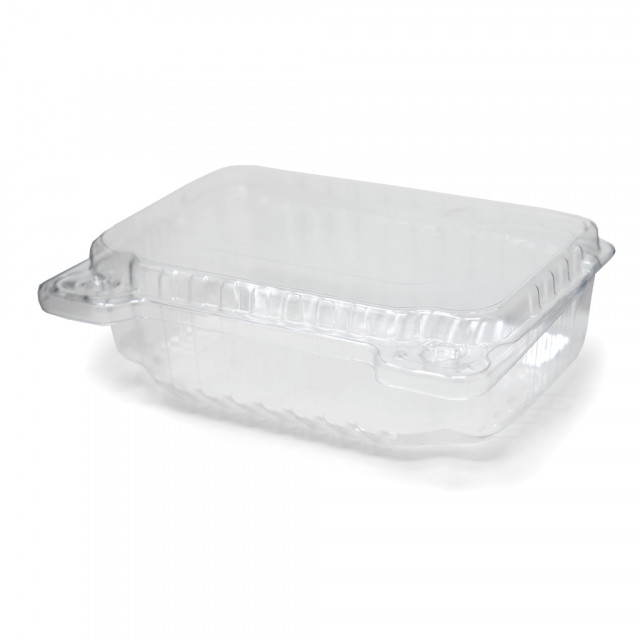 DFI Sprout Food Container, LBN-4511, OPS Plastic, 4 x 6 x 2, 500/Case