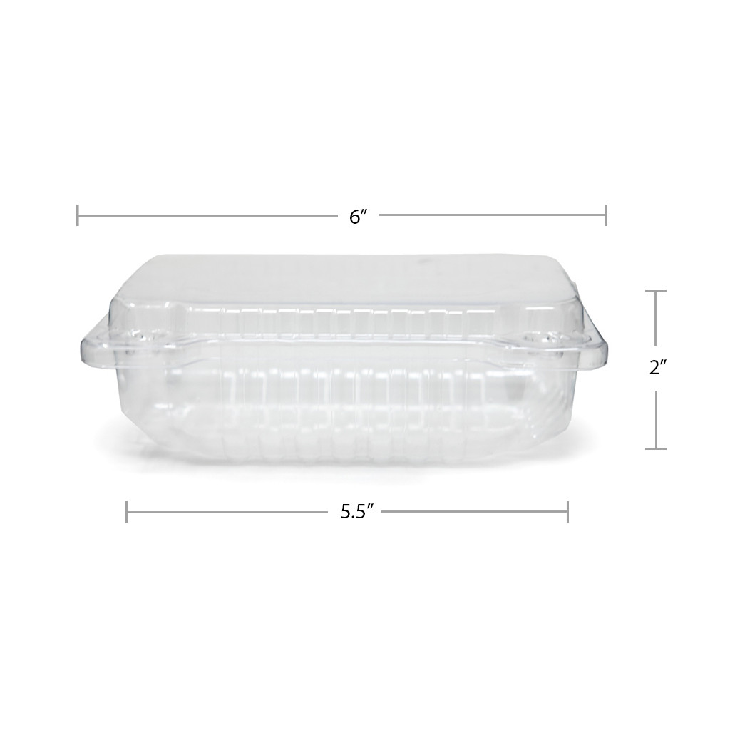 50pk] 21 oz / 650ml Ganfaner disposable food containers, plastic