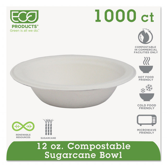 Dart Insulated Foam Bowls 6 oz White 50/Pack 20 Packs/CT