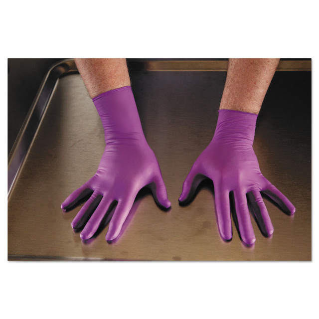 Purple cheap plastic gloves