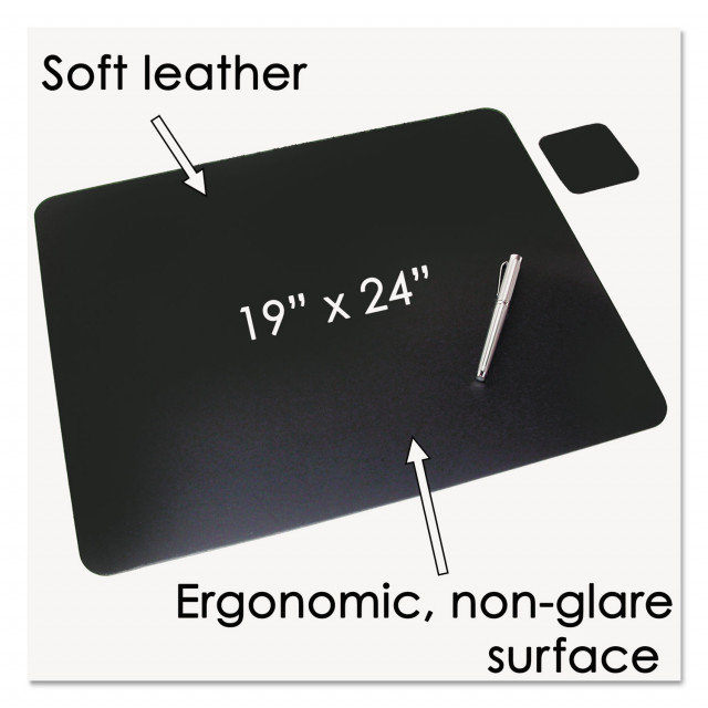 Soft leather sales desk pad