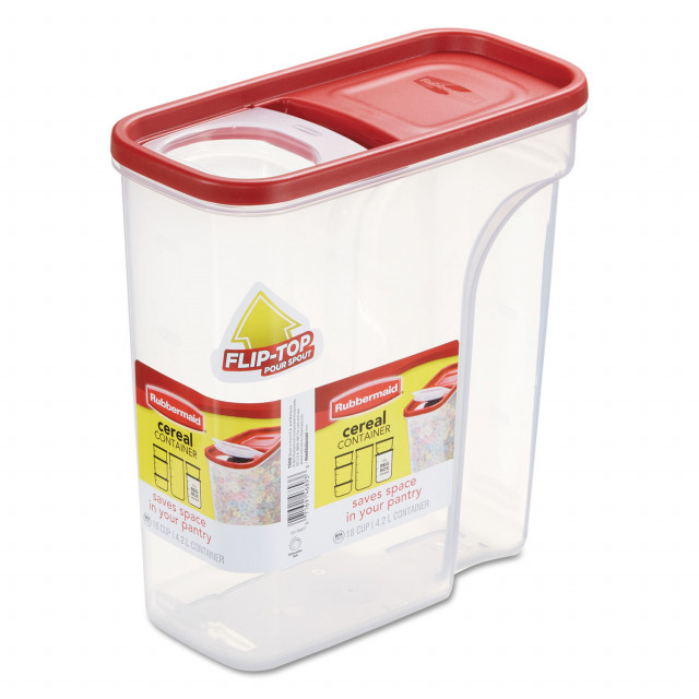 Rubbermaid® Modular Cereal Containers, 18 Cup, 9.5 X 3.75 X 10.4