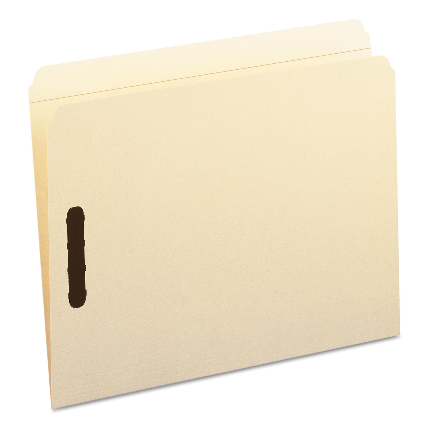 Smead® Top Tab 2-Fastener Folders, Straight Tab, Letter Size, 11 pt.  Manila, 50/Box