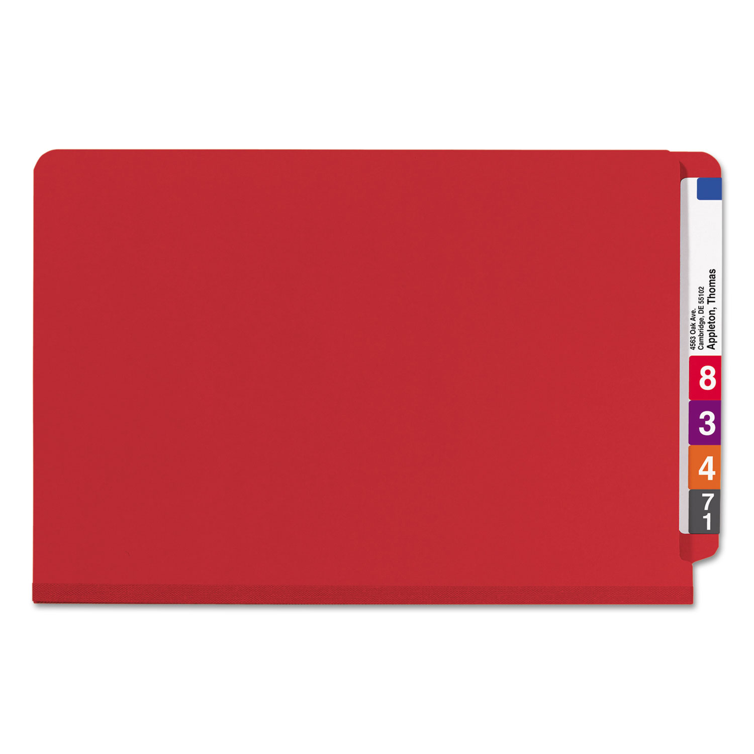 Smead® End Tab Pressboard Classification Folders with SafeSHIELD