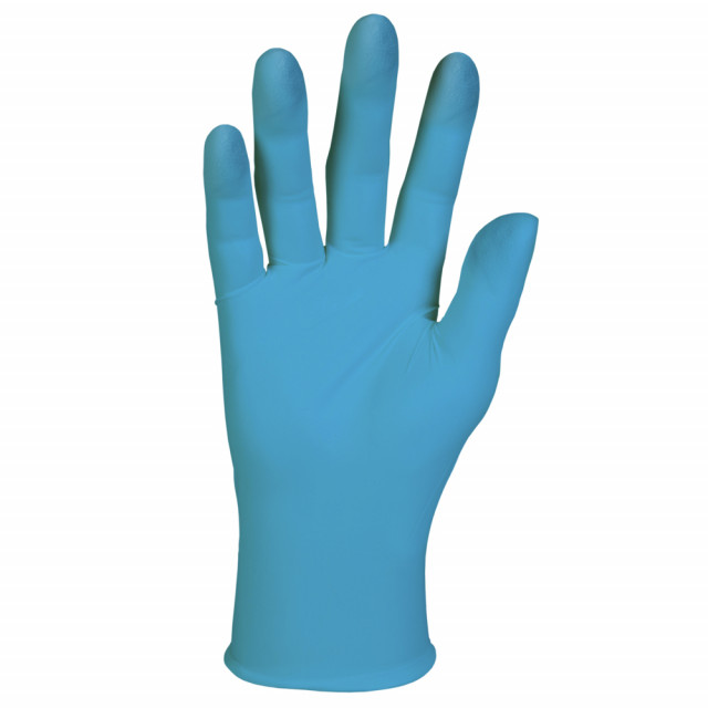 36 Wholesale Gloves Nitrile Dipped Medium White/blue Firm Grip