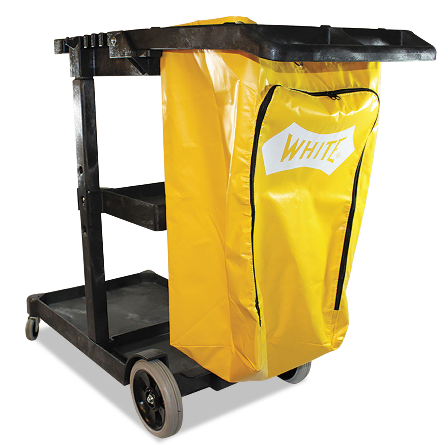 Loop-and-Snap Housekeeping Cart Bag, 30 L, Brown, Housekeeping Cart Bags, Housekeeping Carts, Housekeeping, Housekeeping and Janitorial, Open  Catalog