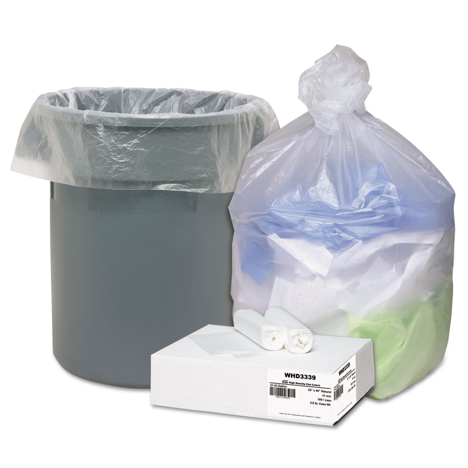 Red Trash Bags, 31-33 Gallon 100 / Case 1.5 Mil