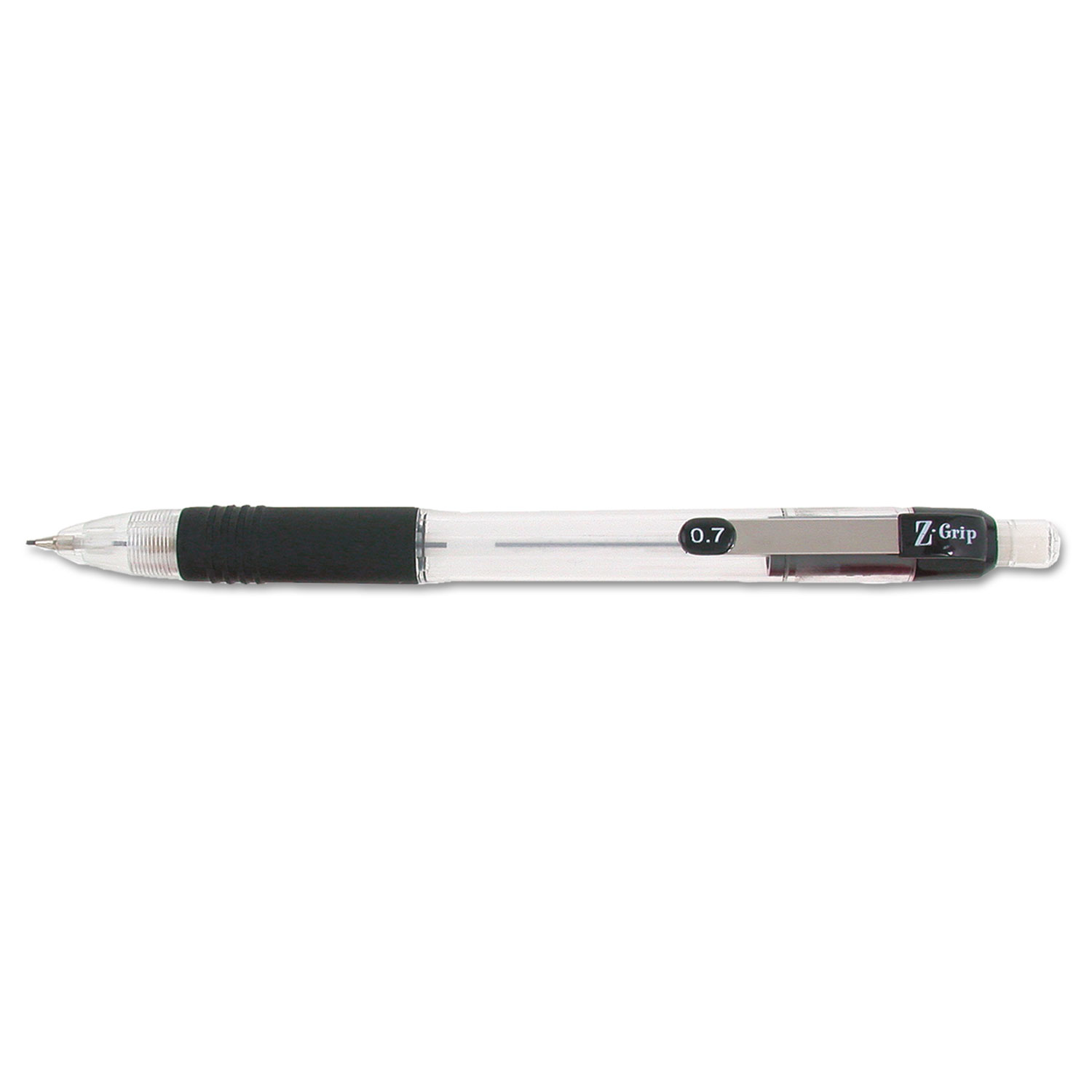 Zebra® Z-Grip Mechanical Pencil, 0.7 mm, HB (#2.5), Black Lead