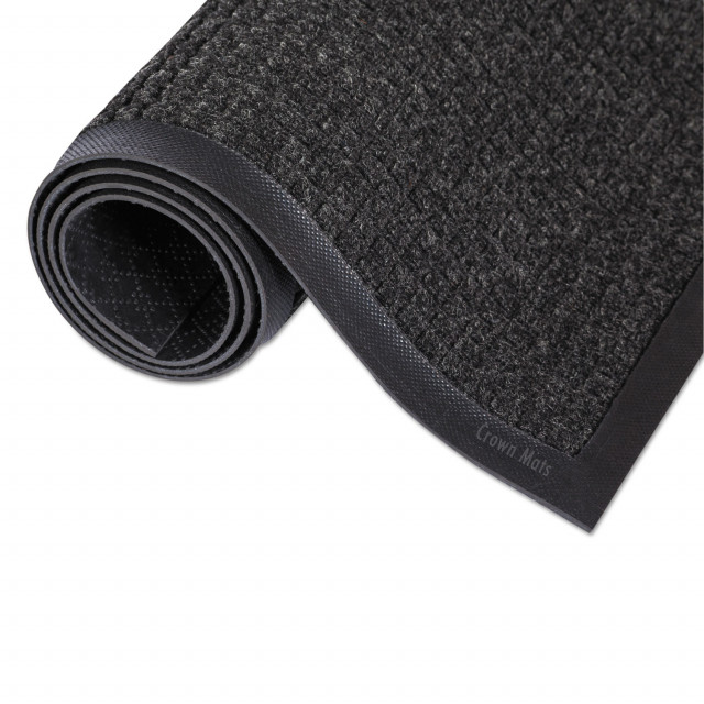 Crown Super-Soaker™ 250 Wiper/Scraper Mat - 3' x 5', Charcoal