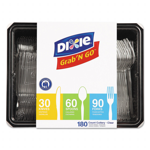 Dixie KH217 Heavyweight Plastic Knives - White (1000/Carton)