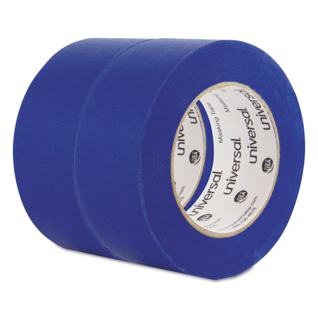 Universal Premium Blue Masking Tape, 48mm x 54.8m, Blue, 2-Pack