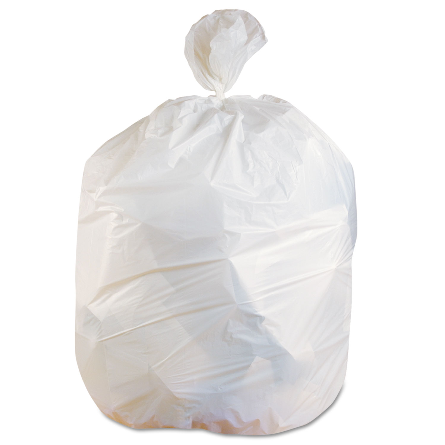 Commercial trash bags 60 gallon 38x58 2.4 mil case of 100