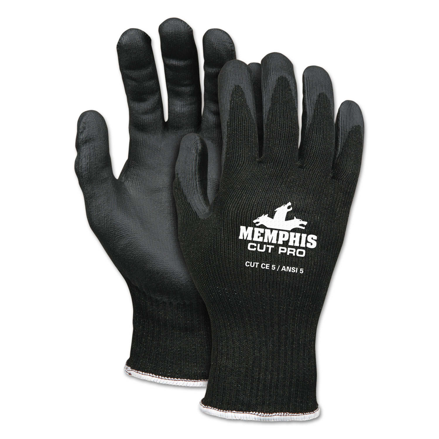 FroGrip Q-Grip 4631Q/BK Black EN1 Cut Nitrile Coated Gloves - 2XL