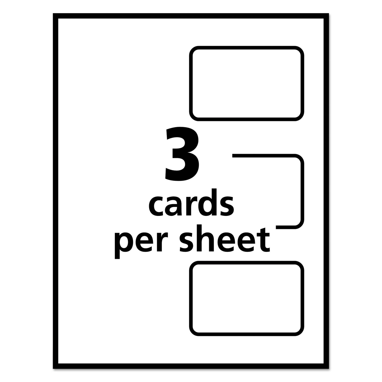 Avery Laminated Laser Inkjet Id Cards