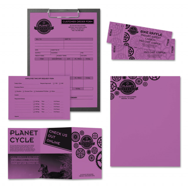 A4 Purple Copy Paper  Free Shipping On Orders Of $500