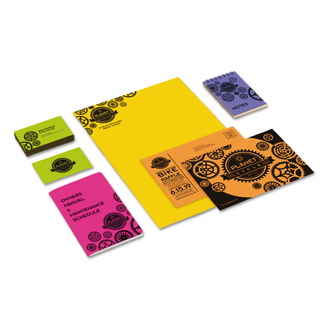 Happy 5-Color Assortment, 8.5” x 11”, 65 lb/176 gsm, 250 Sheets, Colored  Cardstock