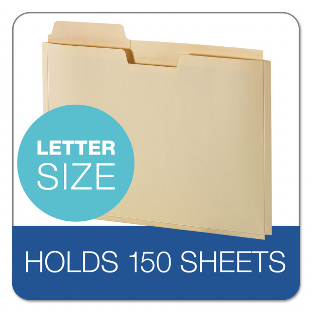9 x 12 1 Piece Report Covers Folders - Manilla Smooth 150#- 50 Pack