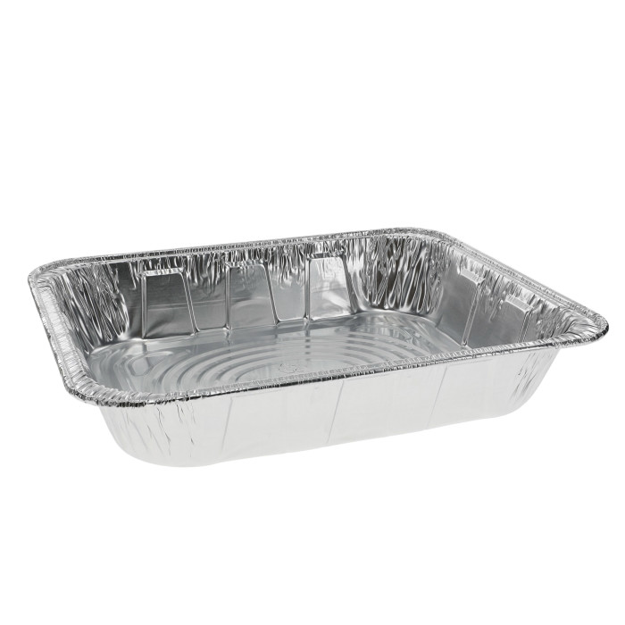 Jet Foil Aluminum Steam Turkey Heavy Duty Disposable Roaster Pans Full Size (15), Silver