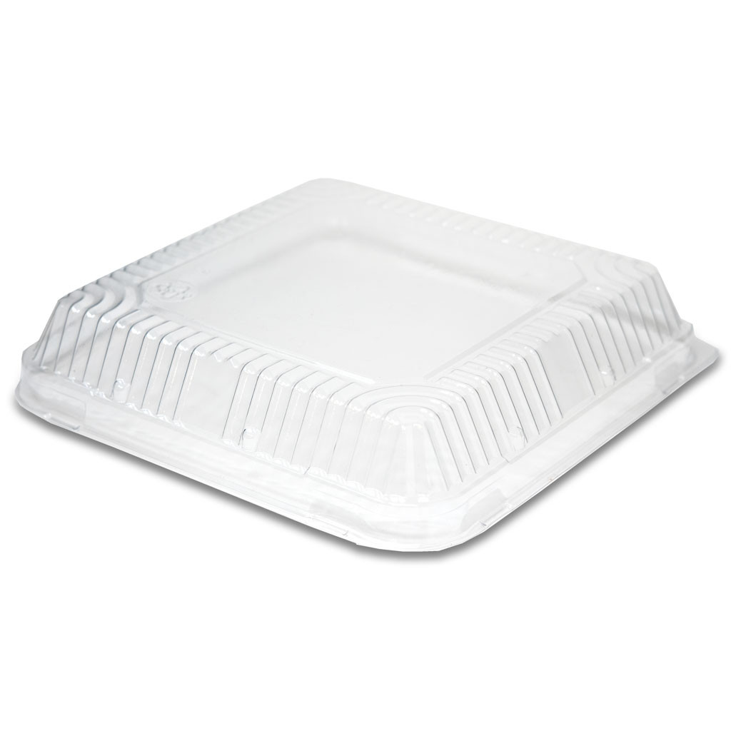 DFI Square Cake Pan Lid, DRS-822, Clear OPS, Fits 8