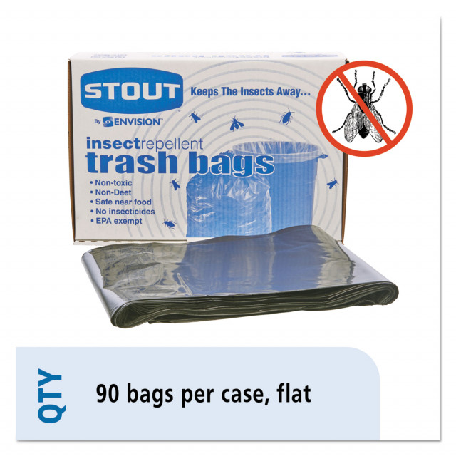 Handi-Bag Super Value Pack, 30 gal, 0.65 mil, 30 x 33, Black, 60/Box